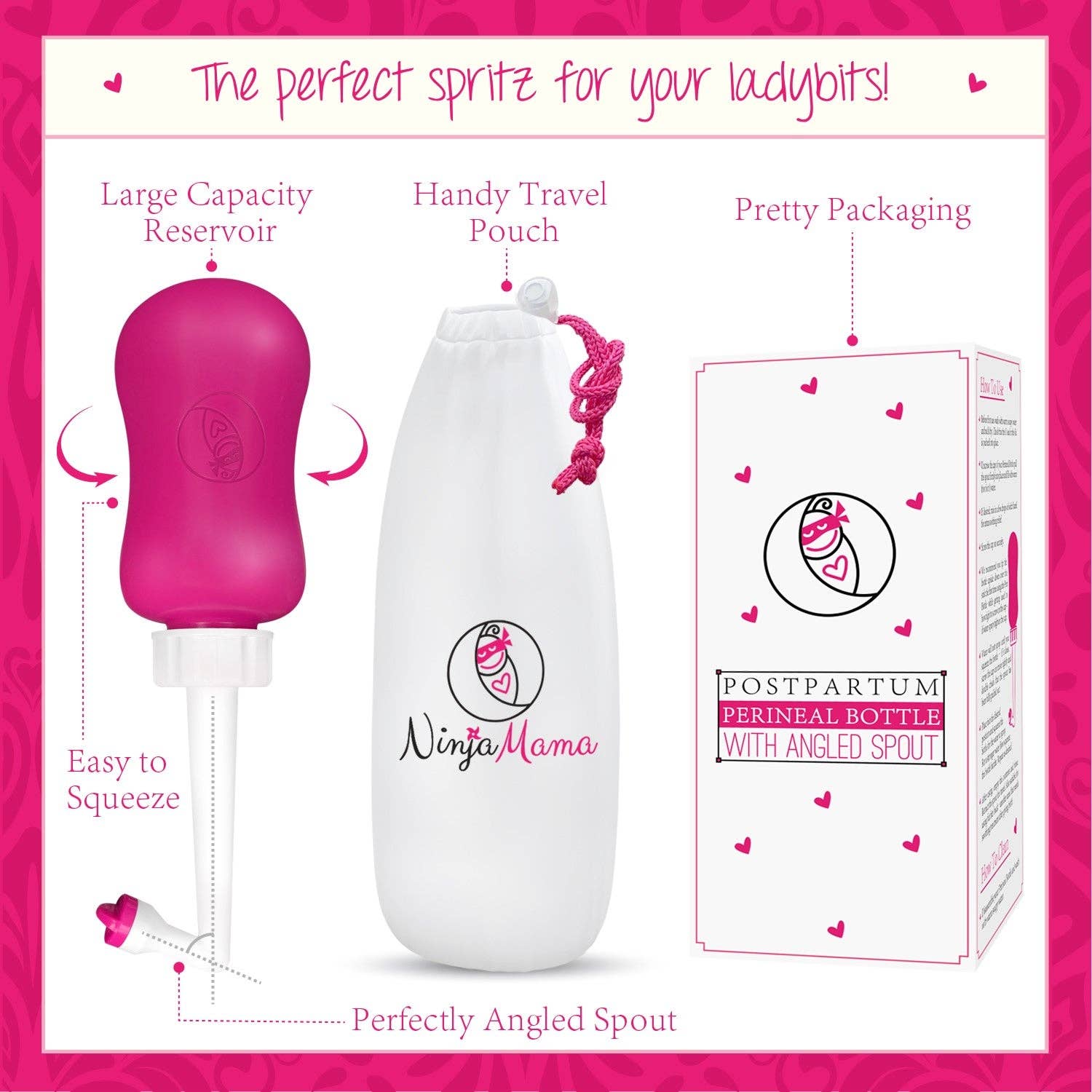 <img src="ninja_mama_peri_bottle.jpg" alt="Ninja Mama Peri Bottle for Postpartum Care">